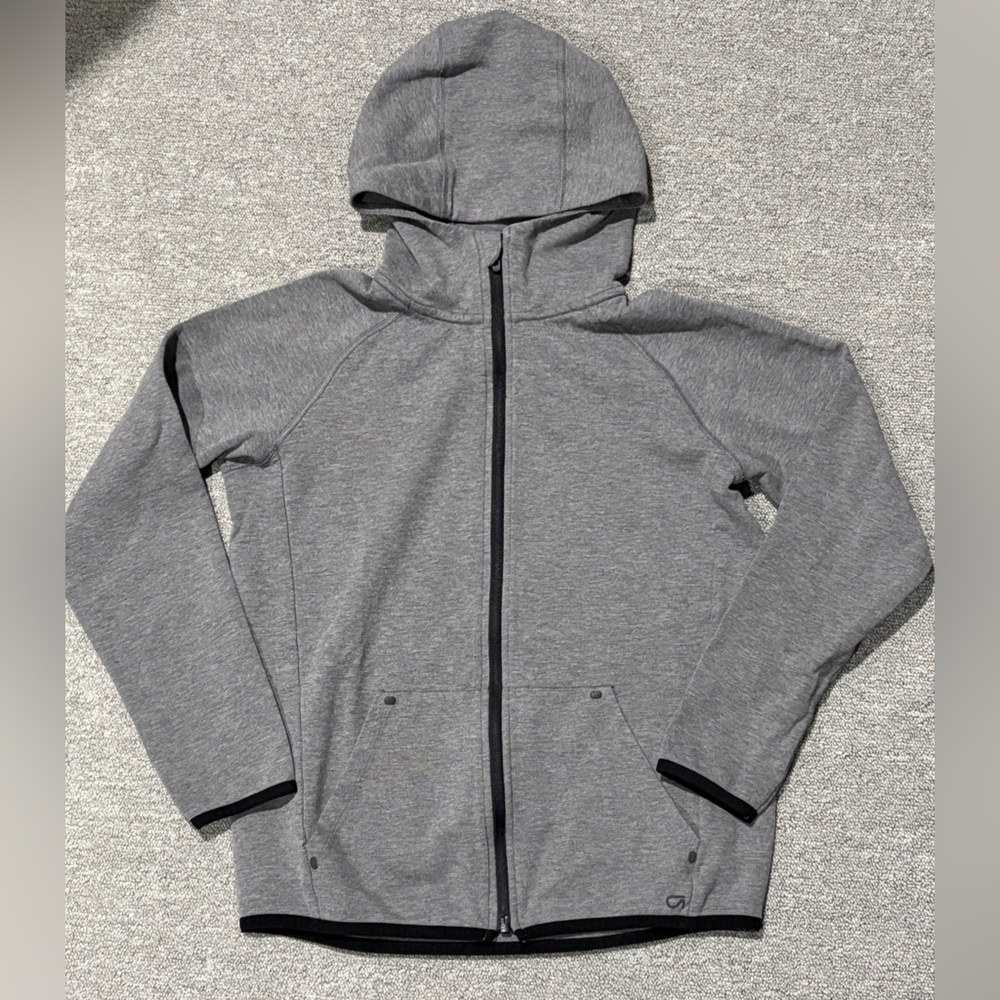 GAP FIT boys XL (12) like lululemon high neck zip-up hoodie
